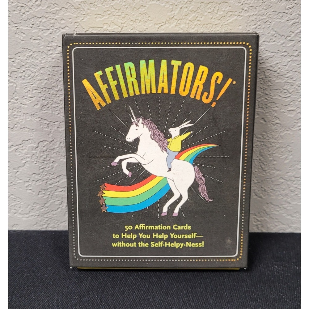 Affirmators! 50 Affirmation Cards Deck by Knock Knock